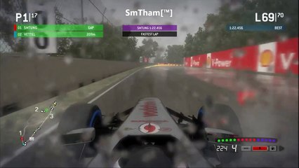 F1 2013 Scenario Mode (Championship Title) Slippery When Wet