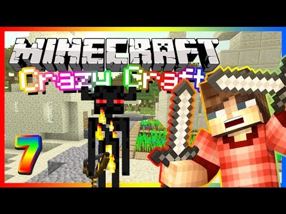 Minecraft Crazy Craft 2.0! "ENDER VILLAGE!" Modded Survival Ep.7