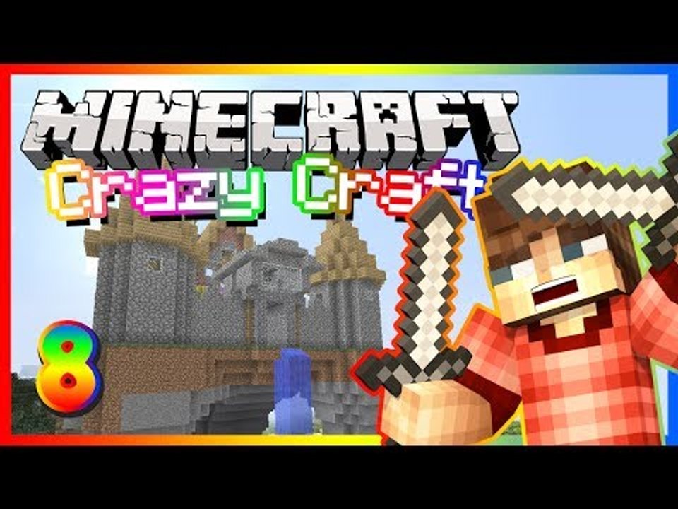 Minecraft Crazy Craft 2.0! "TROLL CASTLE!" Modded Survival Ep.8