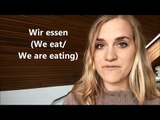 German Lesson - The Verb -to eat- - A1