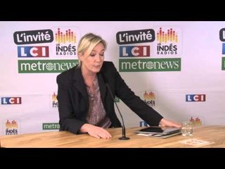 Marine Le Pen : Une augmentation des actes racistes due aux fondamentalistes islamiques