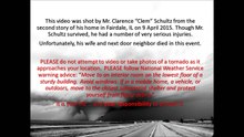 Il filme une tornade foncer sur sa maison