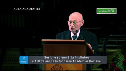 No comment  - Sesiune solemna la implinirea a 150 de ani a Academiei Romane
