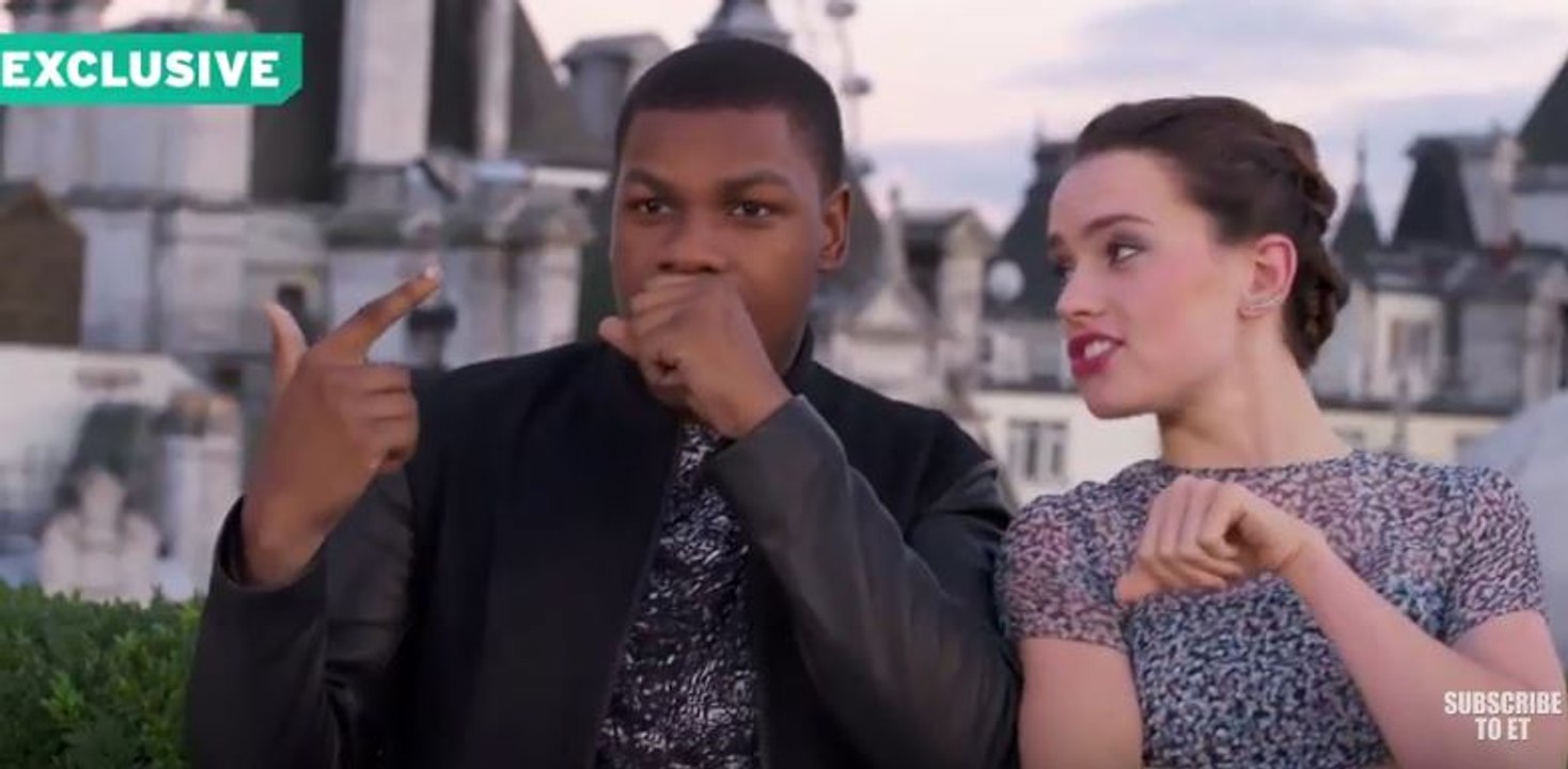 Daisy Ridley & John Boyega : Star Wars rap song