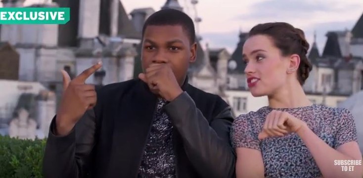 Daisy Ridley & John Boyega : Star Wars rap song