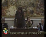 Dichiarazione del sindaco- Consiglio Comunale 30/11/2015 parte 1 di 6
