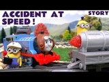 Thomas and Friends Trackmaster Jet Engine Accident Minions Toy Story with Play Doh Diggin Rigs