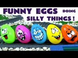 Funny Surprise Eggs | Thomas and Friends | Shark Attack TMNT Spongebob Mickey Mouse Avengers