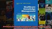 Healthcare Knowledge Management Issues Advances and Successes Health Informatics