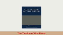PDF  The Taming of the Shrew Free Books