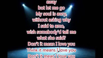Te Amo Rihanna (Lyrics)