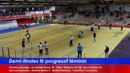 Demi-finales tir progressif féminin, France Tirs, Sport Boules, Dardilly 2016