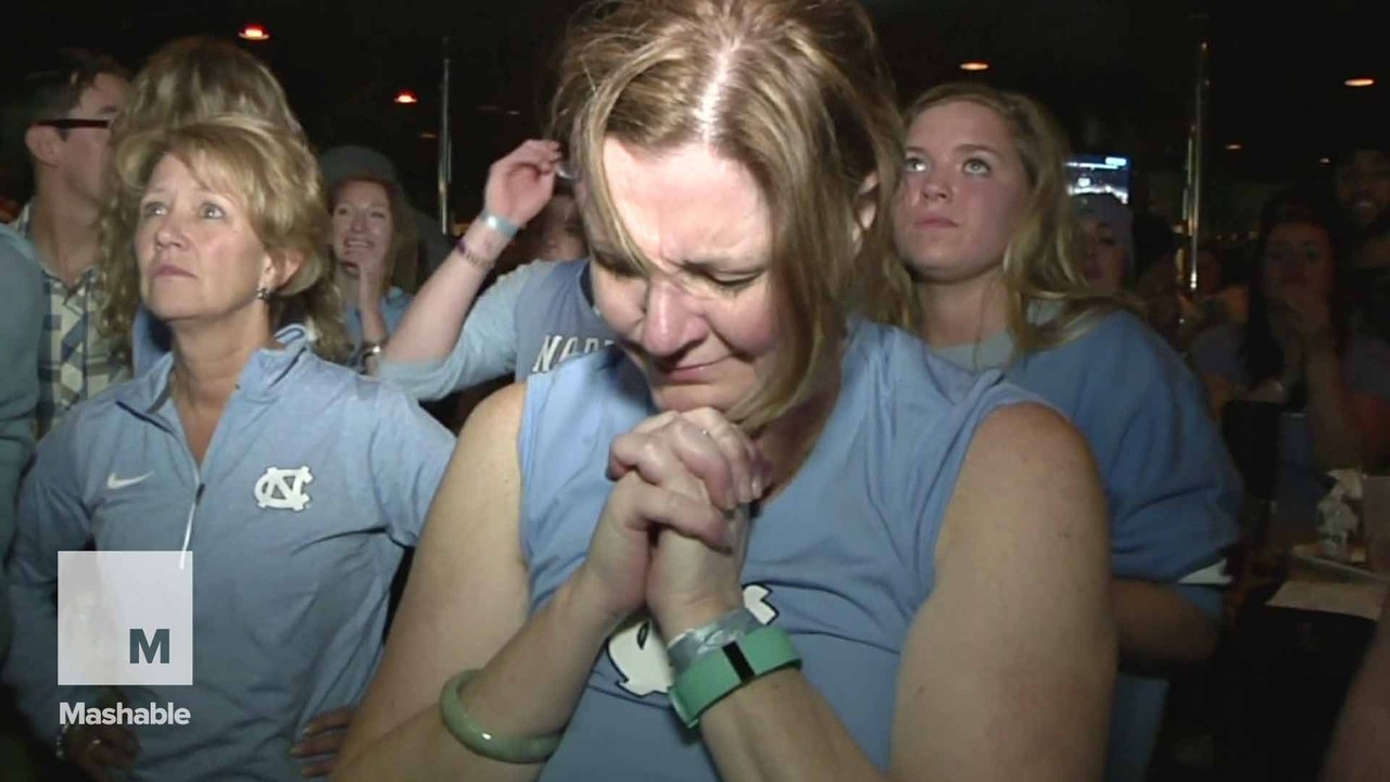 Heartbroken North Carolina fans get emotional after championship loss