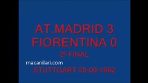 05.09.1962 - 1961-1962 UEFA Cup Winners' Cup Final Re-Match Atletico Madrid 3-0 ACF Fiorentina