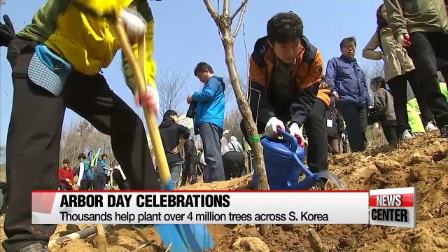 Koreans Celebrate 71st Arbor Day