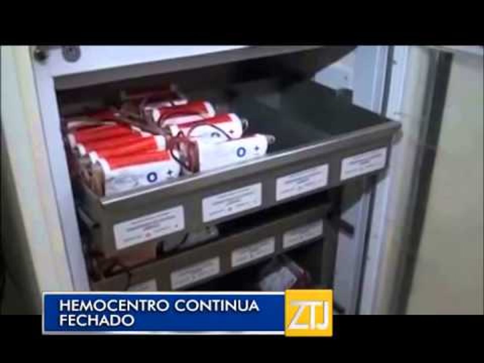 11-11-2014 - HEMOCENTRO CONTINUA FECHADO - ZOOM TV JORNAL