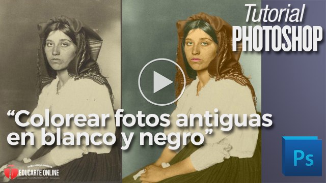 Colorear fotos antiguas en blanco y negro en Photoshop