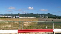 Planes overhead at Maho Beach, Dutch St. Maarten - #13