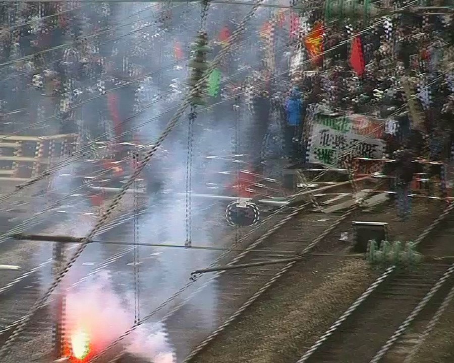 Occupation des voies ferrées par les manifestants Rennes le 05 -o4-2016