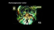 Ben 10 alien force Humungousaur voice/voz