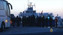 بدء إعادة المهاجرين من اليونان لتركيا
