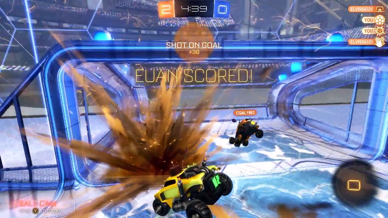 Rocket League Ice Hockey Match