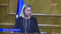 بكاء وزيرة خارجية الاتحاد الاوروبي حزناً على #هجمات_بروكسل