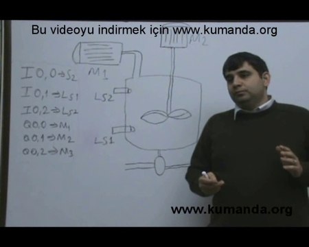 PLC Eğitim videosu - PLC Tank problemi – 2 - kumanda.org