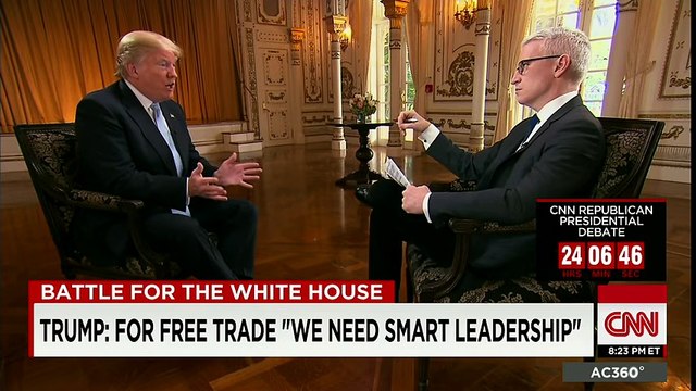 Donald Trump Anderson Cooper CNN full interview