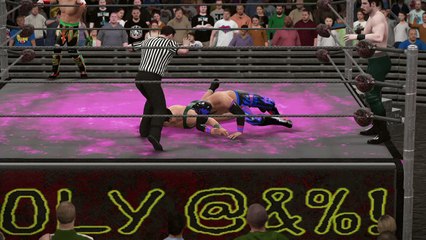 WWE 2K16 lucha dragons v the vaudevillians