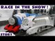Thomas and Friends Toys R Us Snowy Spencer races Snowy Gordon | Juguetes de Thomas Y Sus Amigos