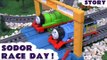 Thomas and Friends Sodor Race Day Play Doh Signals Trackmaster Toy Train Set Juguetes De Thomas