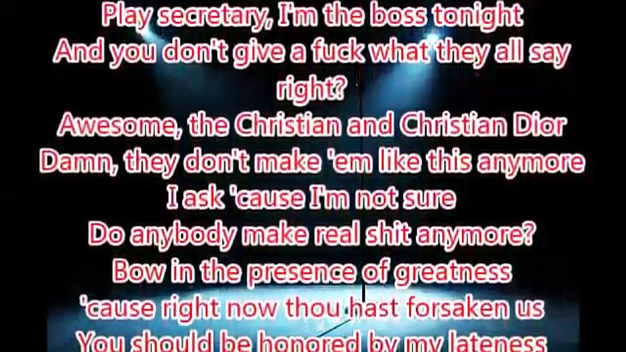 Stronger Kanye West (Lyrics)