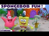 Spongebob Squarepants Fun with Play Doh Thomas and Friends Surprise Eggs Nickelodeon Toys Stories