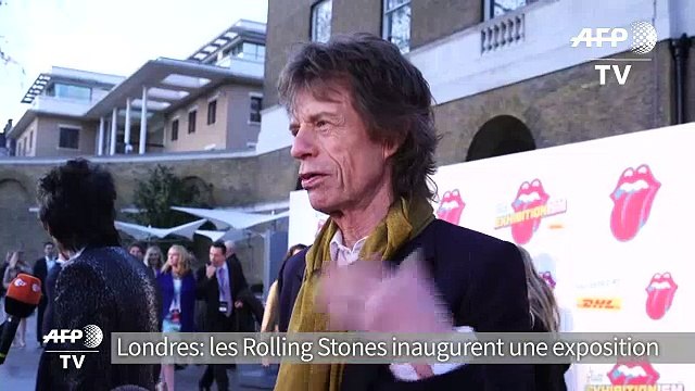 Londres: les Rolling Stones inaugurent une exposition