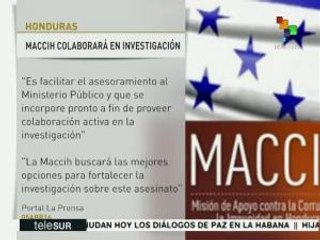 Honduras: MACCHI se sumará a la investigación del asesinato de Cáceres