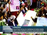 Honduras: mujeres lencas exigen justicia por Berta Cáceres
