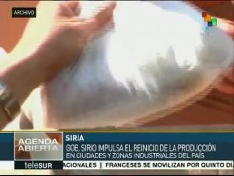 Siria destina 130 mdd para desplazados internos