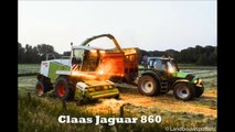 Claas Jaguar 860 gras hakselen 2013 By Night - Devenijn uit Kruishoutem