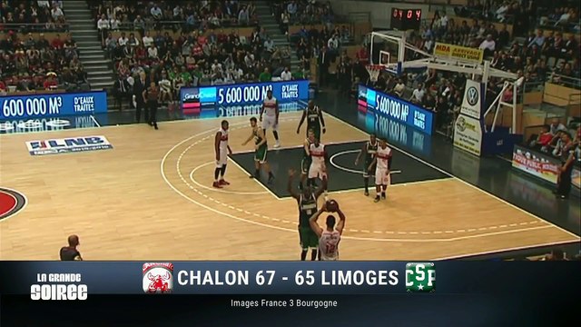 Le buzzer beater de l'Elan Chalon face au Limoges CSP