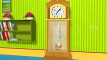 Hickory dickory Dock Nursery Rhyme - 3D Animation English Rhymes & Songs for children