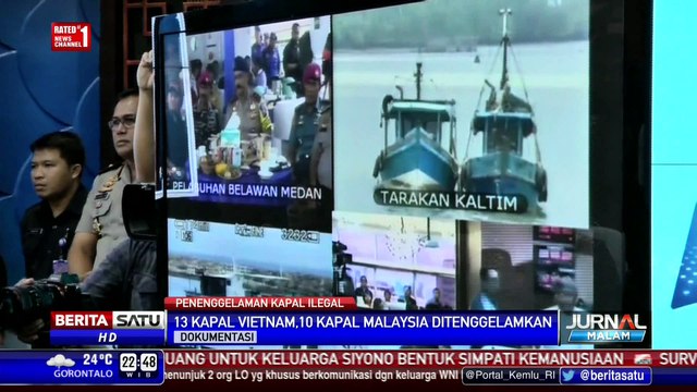 Lagi, 23 Kapal Asing Pencuri Ikan Diledakkan