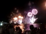 Fuegos artificiales de Año Nuevo en Florianópolis