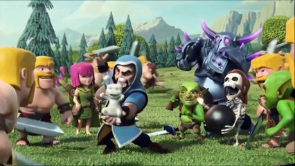 CLASH OF CLANS FULL MOVIE ANIMATION  HD  (1080p) 2016