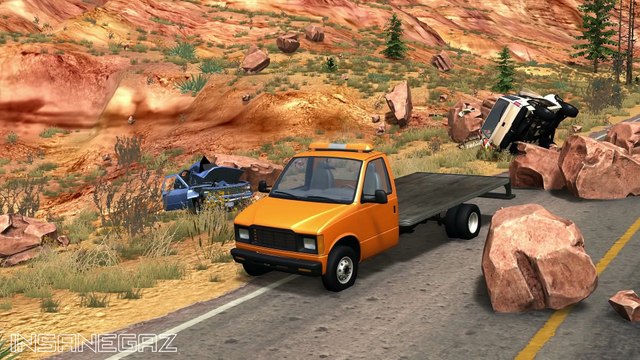 BeamNG Drive Rock Slides #1