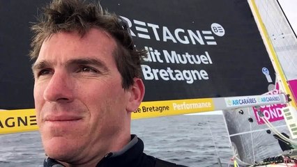 Transat AG2R LA MONDIAL 2016 / IMAGES DU BORD  BRETAGNE CREDIT MUTUEL PERFORMANCE