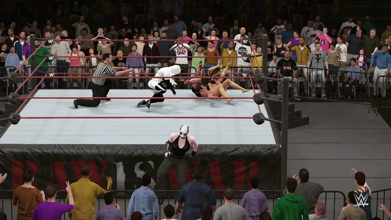 WWE 2K16 fatal 4way