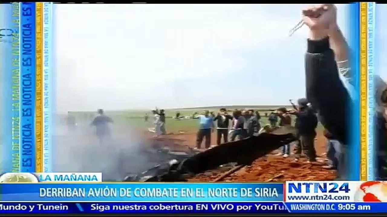 Rebeldes sirios derriban avión militar en la provincia de Alepo y secuestran al piloto
