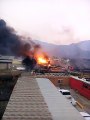 Incendio calcinó 51 autobuses Yutong en Guatire