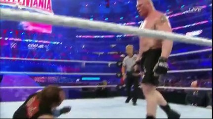 Brock Lesnar vs Dean Ambrose WrestleMania 32